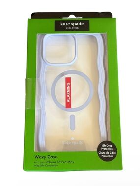 kate spade Lilac Wavy MagSafe iPhone 16 Pro Max Case
